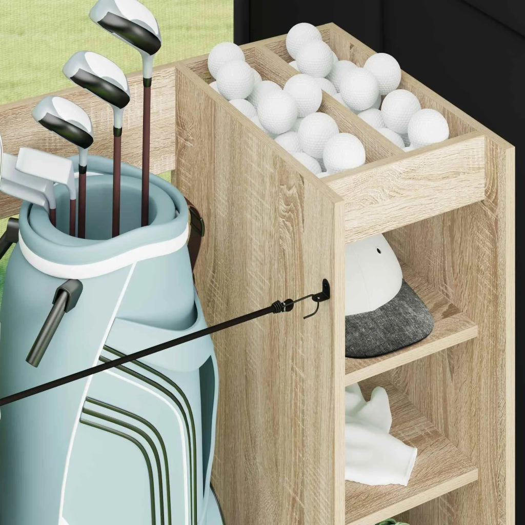 Armadio per Golf con ruota Rovere Sonoma 120 x 45 x 98 cm CFW7046325
