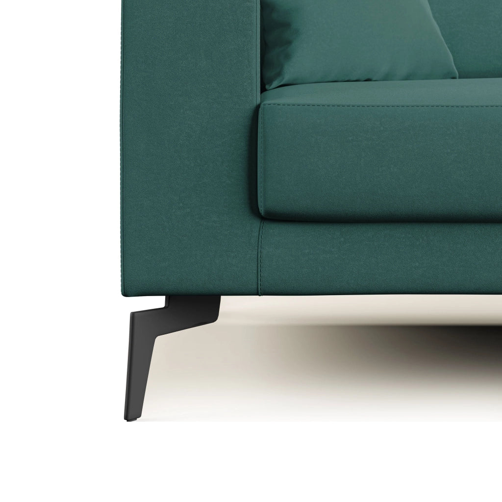 Prestige Divano design moderno T11 166 cm petrolio