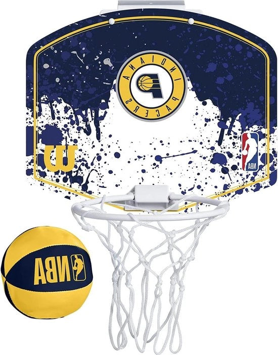 Mini Basket da Palla NBA Blu e Rosso
