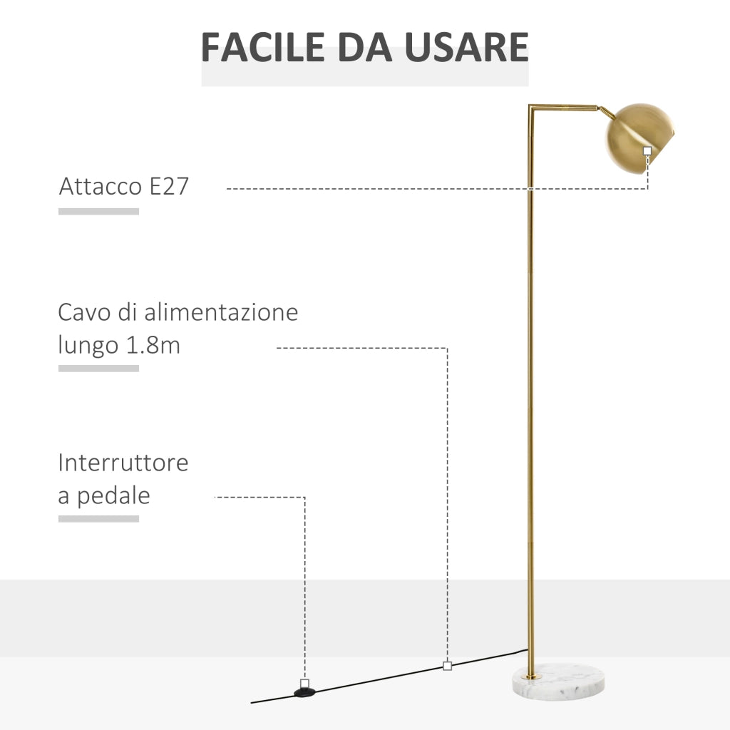 Lampada da Terra Moderna ¨C zephmum ¨C Oro