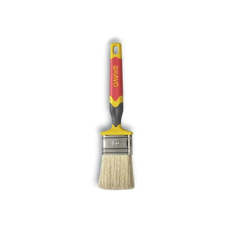 Pennello Piatto Vernici Solventi Pittura Manico Soft Touch Nespoli 18 28 38 50 Larghezza Setola: N. 25