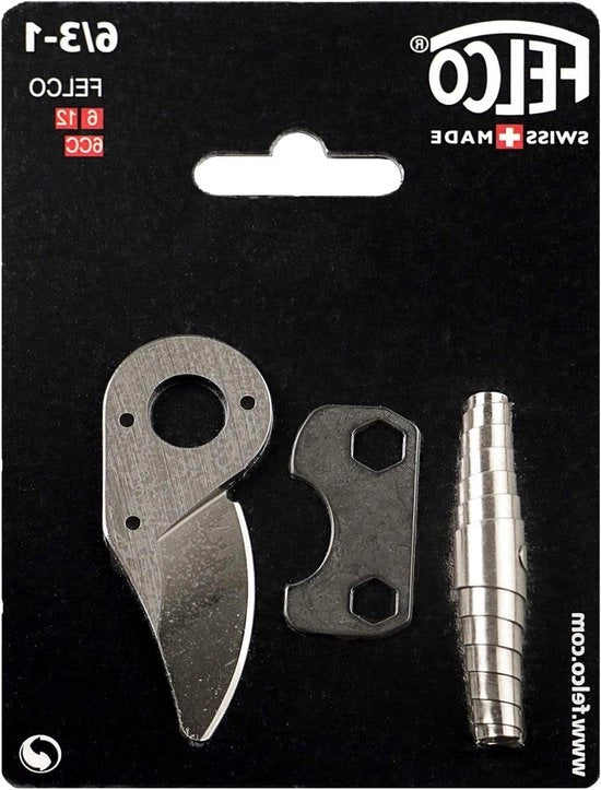 Set di riserve accessori con lama, strumento e setaccio in argento (accessori per forbici da giardino 6-12 35 x 15 x 5 cm)