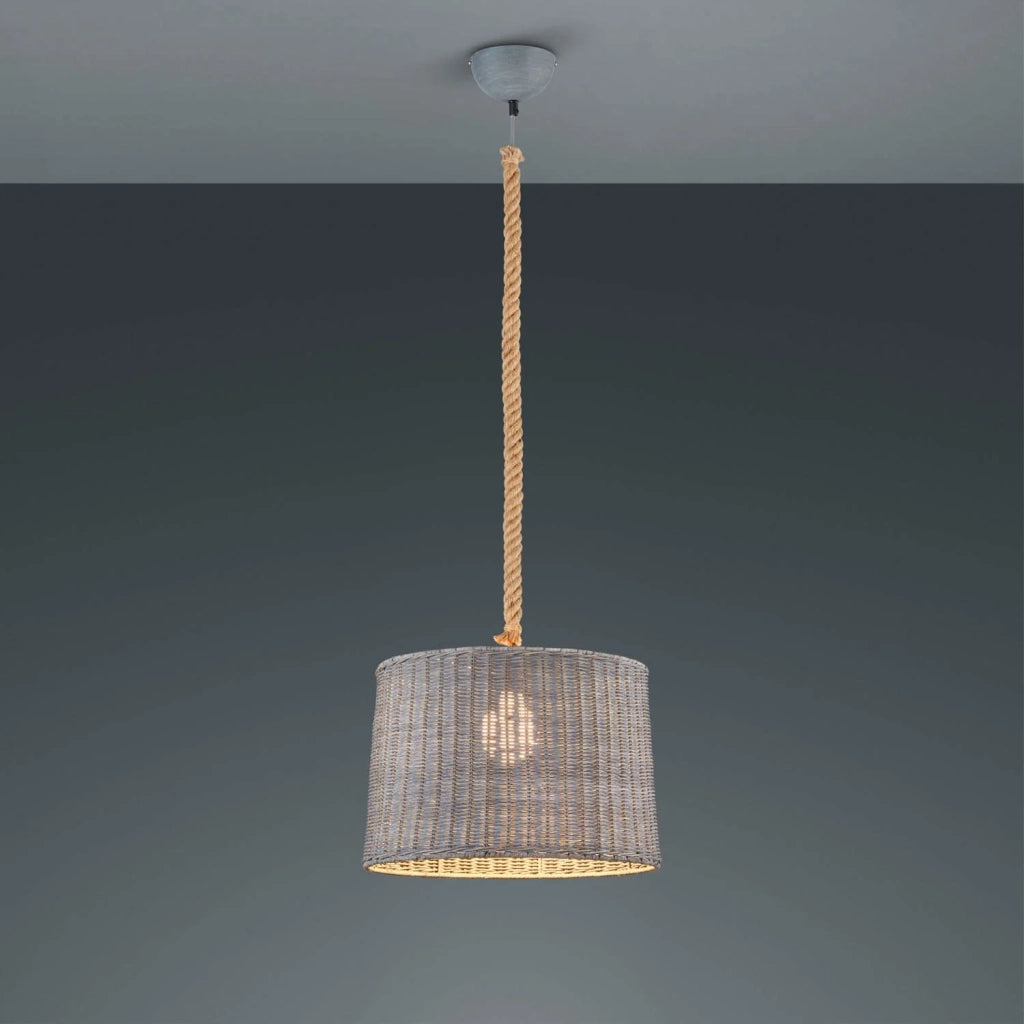 LÚZETE - MANDY SOFFITTO LAMPADA RATTAN CORDA