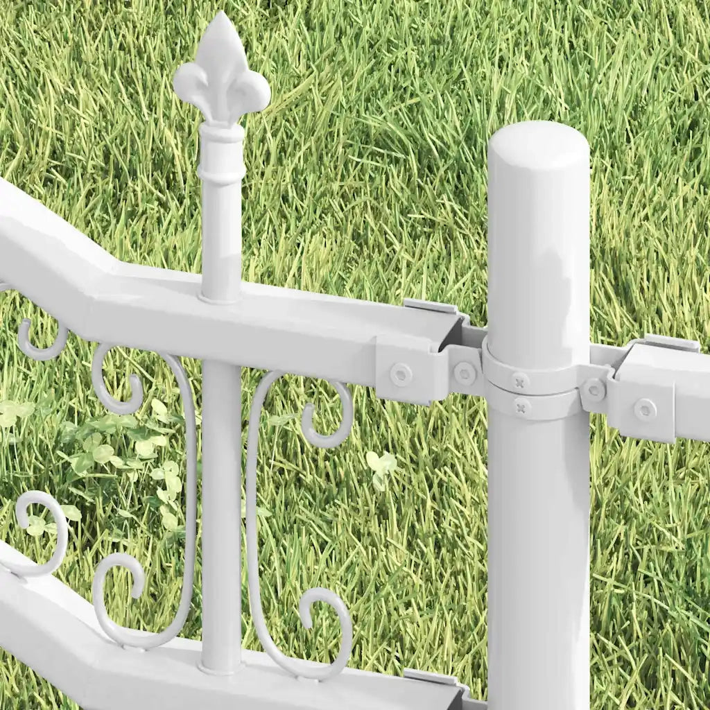Recinzione per Giardino KAMPEN Bianco 42003973
