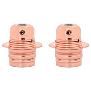 Portalampada 2 pz Oro Rosa E27 CFW2723239
