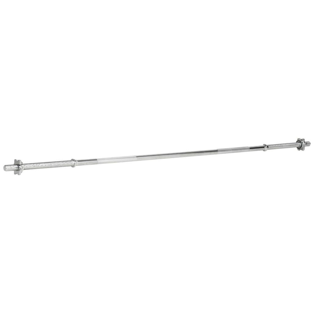 Easycomfort Bilanciere da Squat, Stacchi da Terra e Sollevamenti, per Pesi da Ø2.5 cm da 100kg mx, in Acciaio, Ø2.5x170 cm, Argento