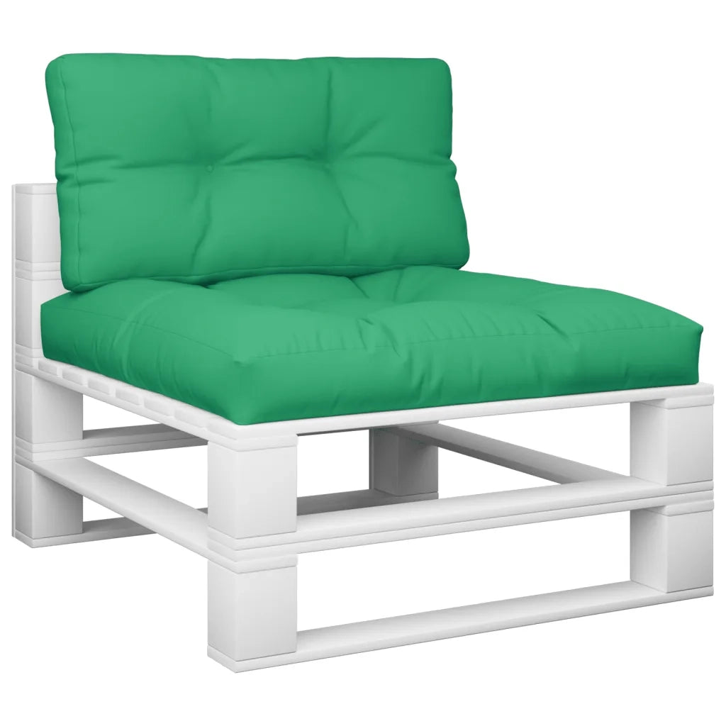 Cuscini per Pallet 2 pz Verdi in Tessuto 360694
