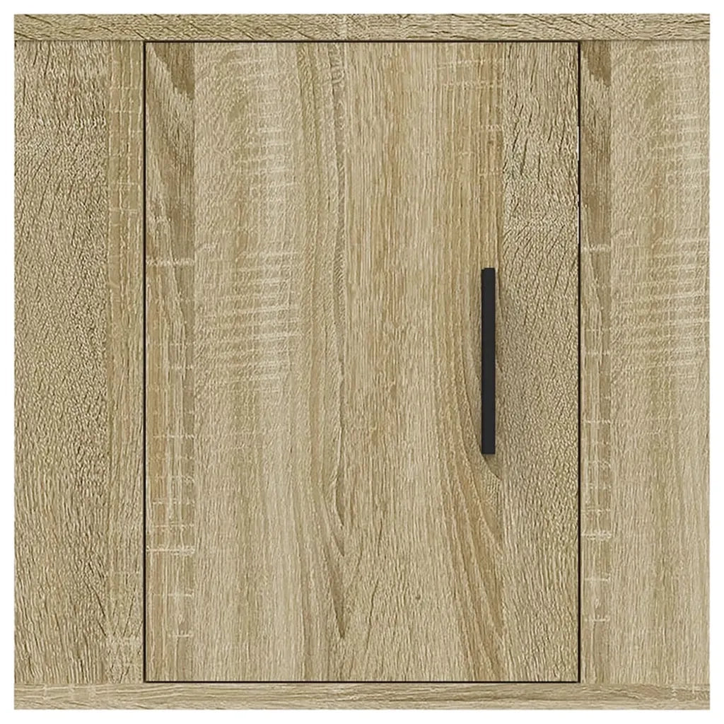 Mobili Porta TV a Parete 2 pz Rovere Sonoma 40x34,5x40 cm 816647