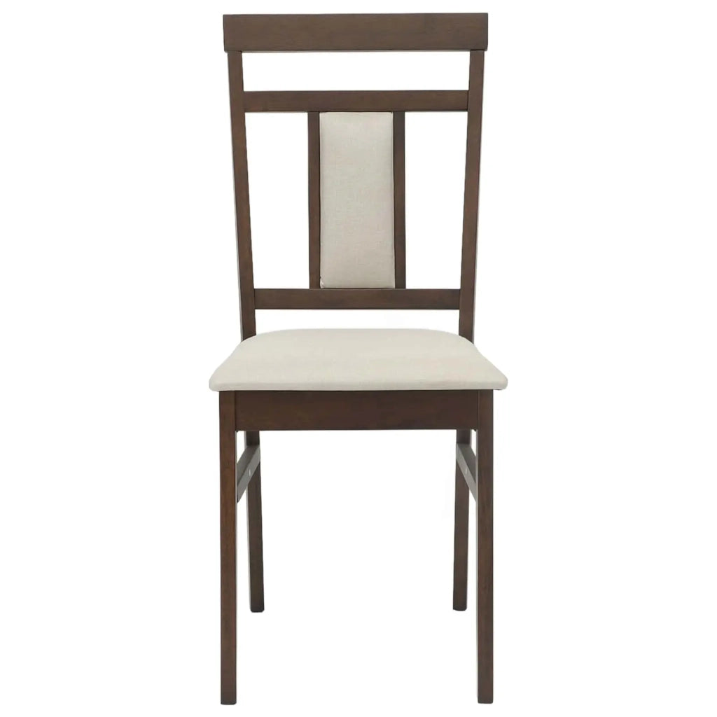 Sedia da pranzo 2 pcs Marrone chiaro e chiaro