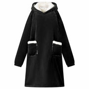 Felpa coperta Nero L Pile e Flanella 42017202