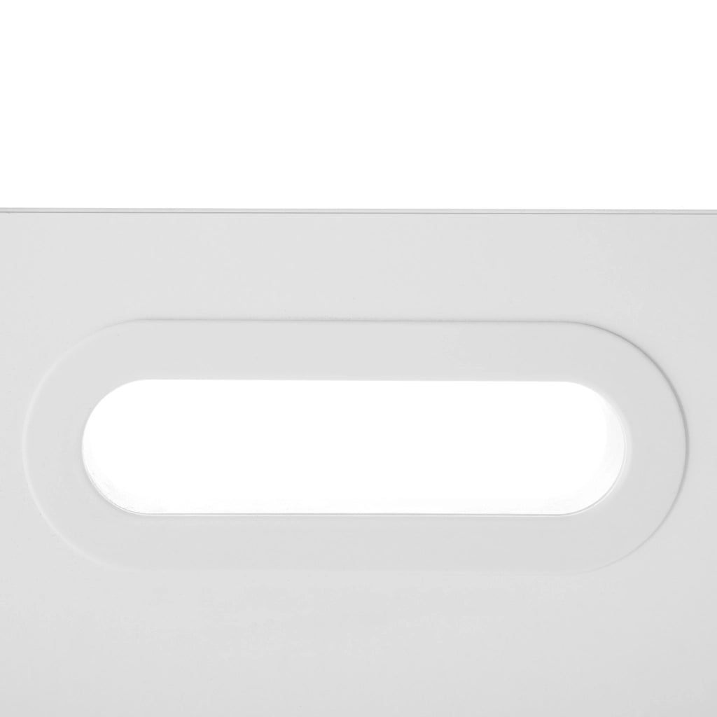 Letto a soppalco bianco 90x200 cm con scrivania