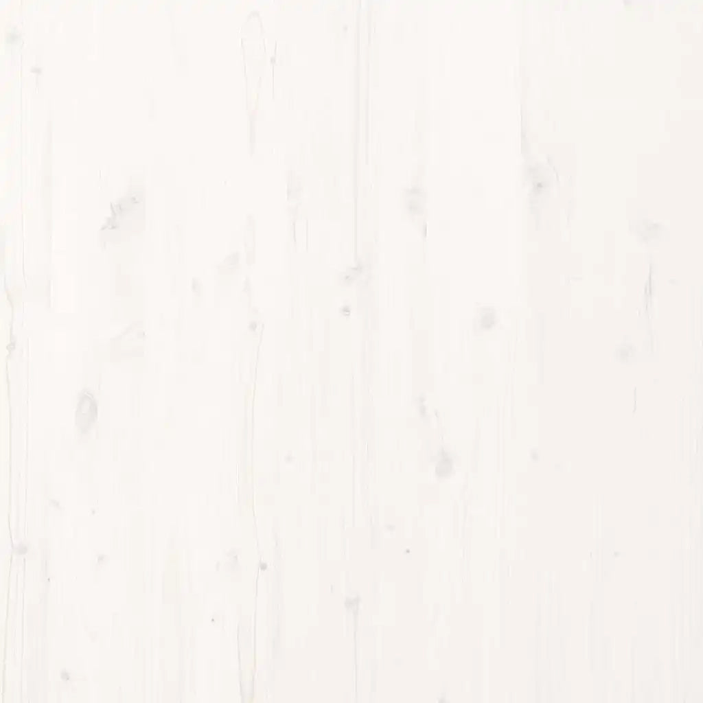 Struttura letto a terra Bianco 80 x 210 cm Pino massello 869733