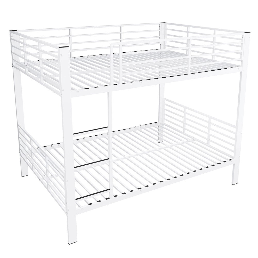 Letto a castello ¨C Minimal ¨C Bianco metallo 140x200 cm