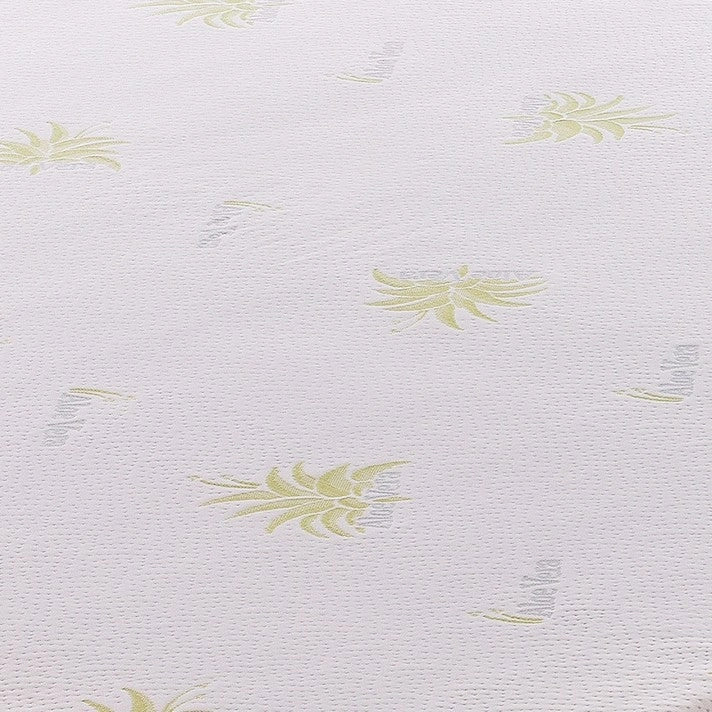 Topper Singolo 90x190 in memory foam 7 cm con rivestimento in aloe vera sfoderabile