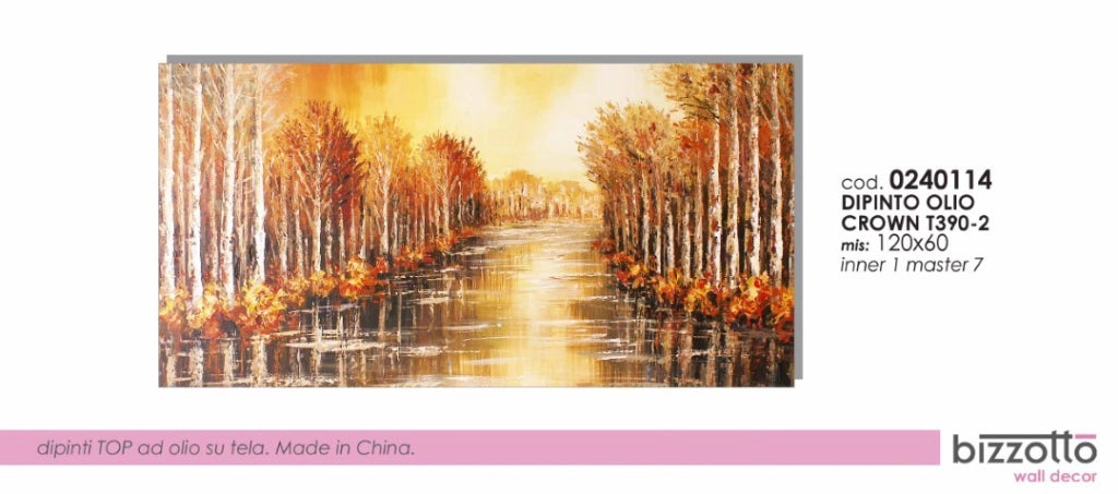 Dipinto Olio Crown 120X60-T390-2 - Bizzotto