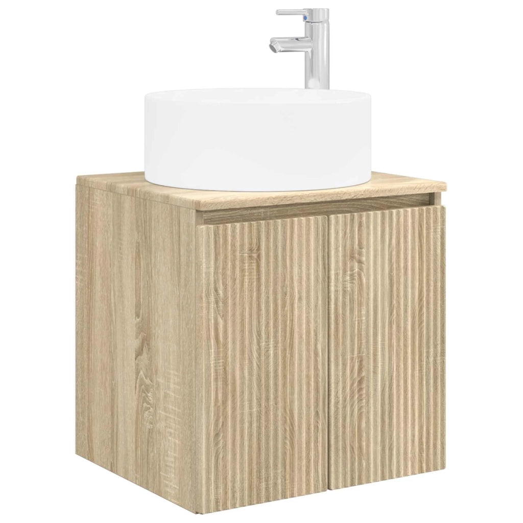 Set di Armadi da Bagno 5 pz Rovere Sonoma Legno ingegnerizzato 3406553