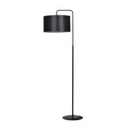 Lampada da terra Emibig Trapo nera E27 1 luce H150 cm