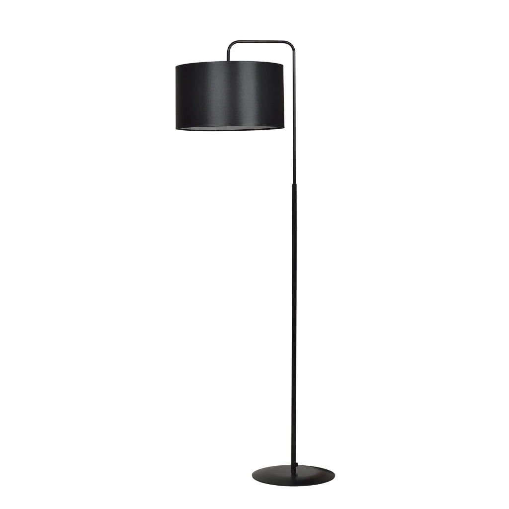 Lampada da terra Emibig Trapo nera E27 1 luce H150 cm