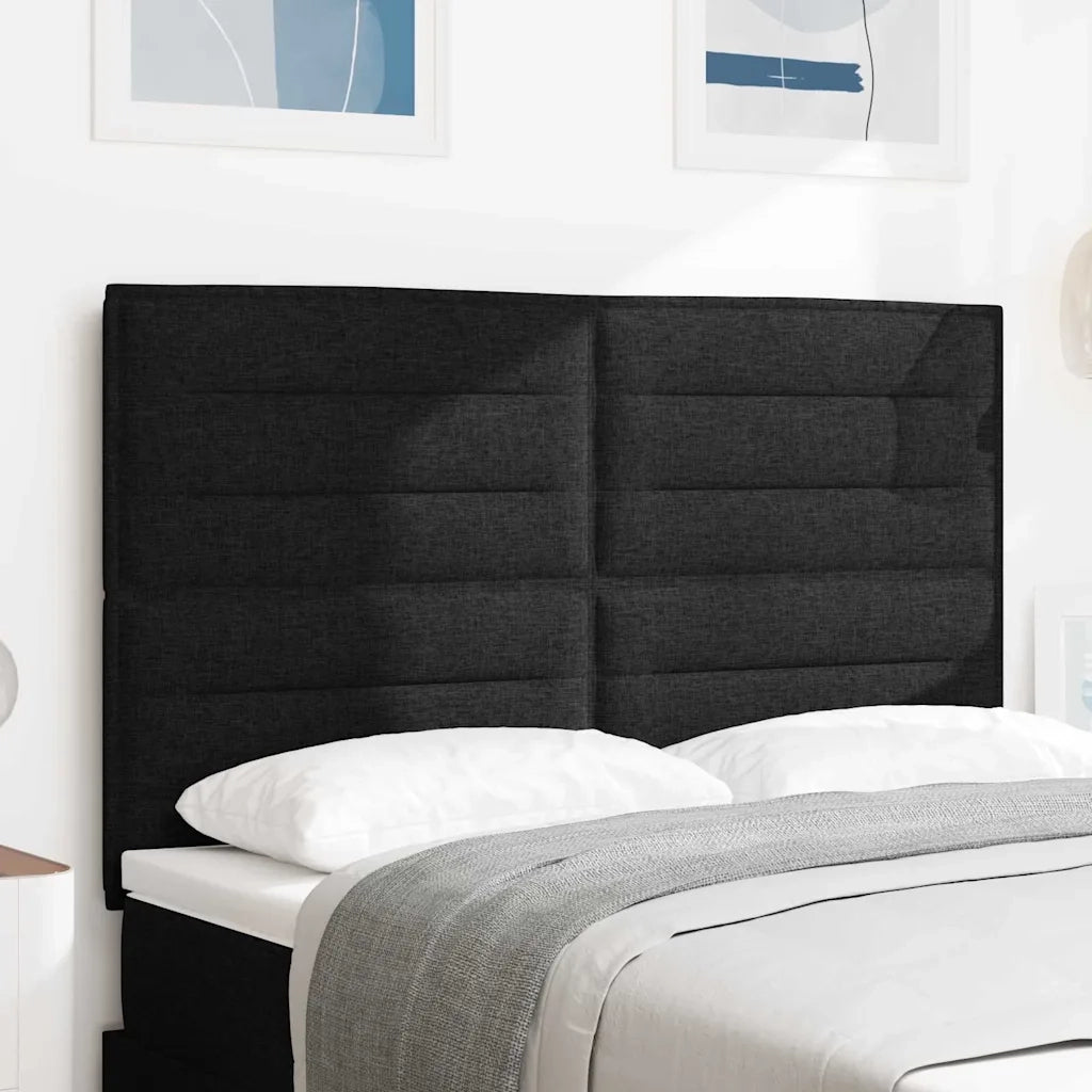 Testiera | Testata Nero 144 cm Tessuto