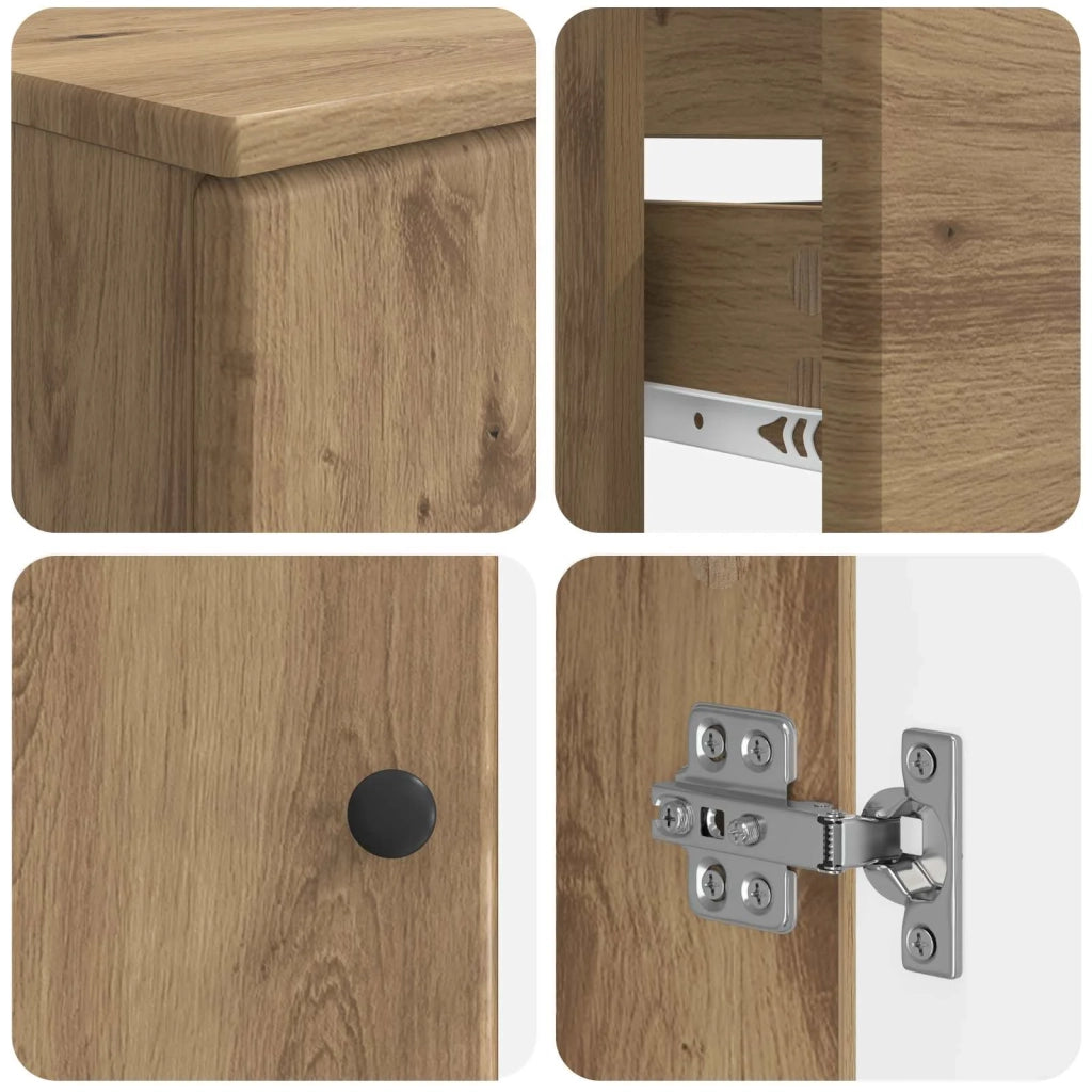 Set di armadietti da bagno in 3 pezzi BREDA 3417890