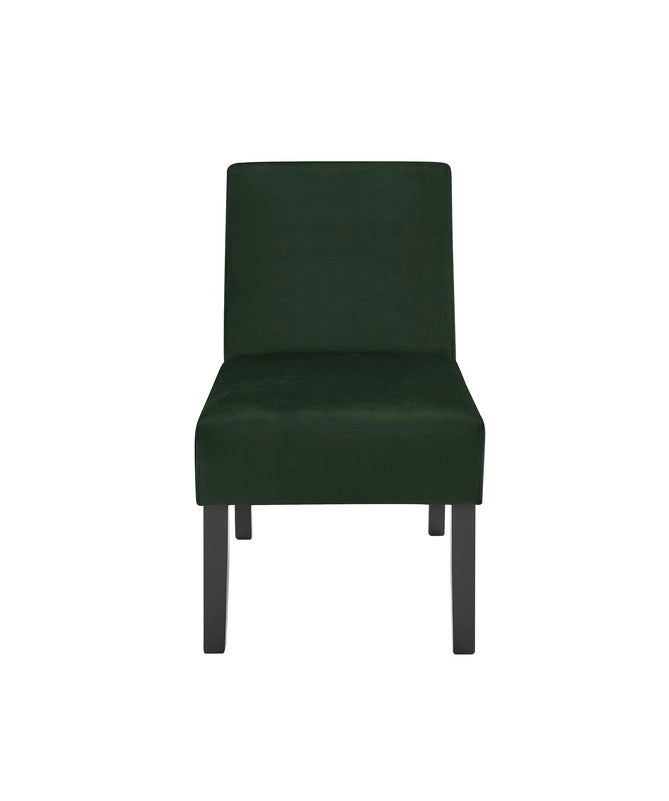 POLTRONA VELLUTO DEVA VERDE SCURO