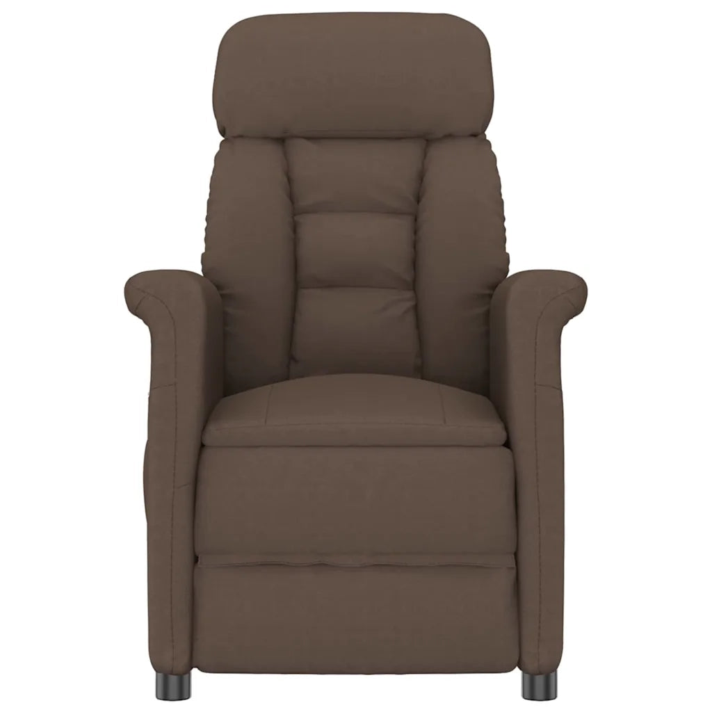 Sedia da massaggio Marrone 96.5 x 70.5 x 95 cm Microfibra 348406