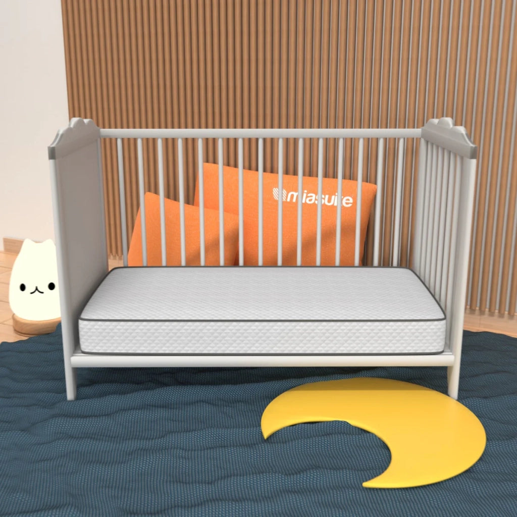Materasso per Culla 55x120, alto 16 cm - Waterfoam, Anallergico, Antiacaro | Primavera Baby