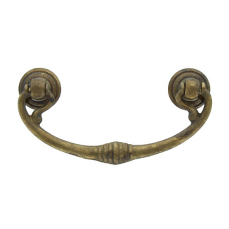 BL MANIGLIA 03027  82X40 MM OTTONE ANTICATO