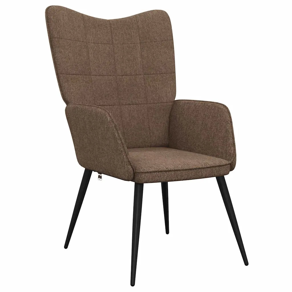 Sedia Relax Marrone in Tessuto 327944