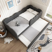 Divano letto 90x190cm?- Xylo - giorno gigogne lino grigio