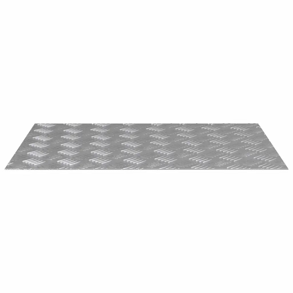 Gradini per Scale 2 pz | Tappetini per scale autoadesivi Argento 70 x 50 cm Alluminio