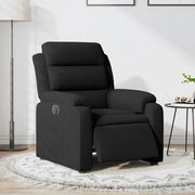 Poltrona Elettrica Reclinabile Nera in Tessuto 3205076