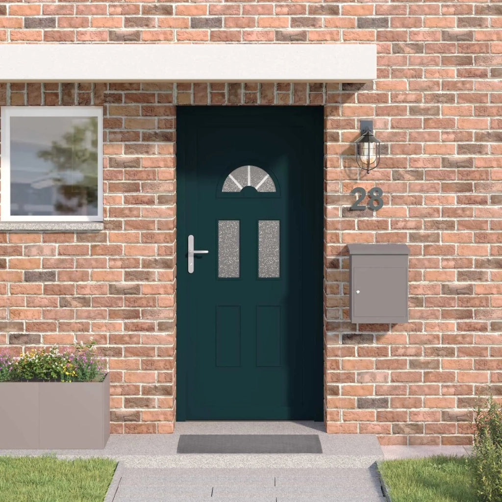 Porta Frontale Antracite 98 x 198 cm PVC 3445743