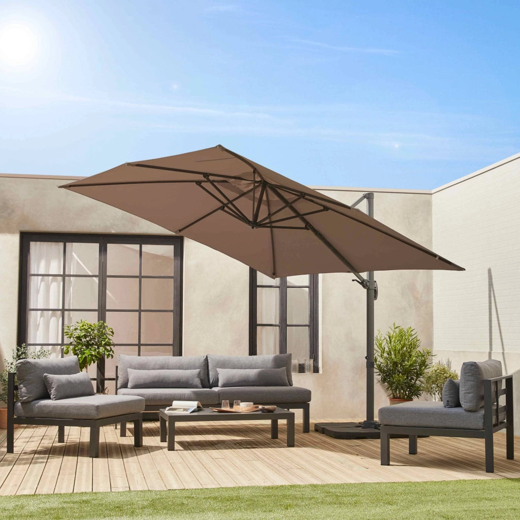 Telo per ombrellone falgos 3x3m, beige