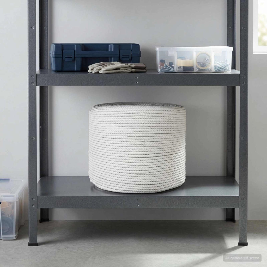 Spago di Cotone 2 pz 2 mm 100 m Bianco 100% Cotone 42011842