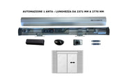 PORTA AUTOMATICA A VETRI 1 ANTA FINO A  2770 MM 24V PER SUPERMERCATO ACCESSI