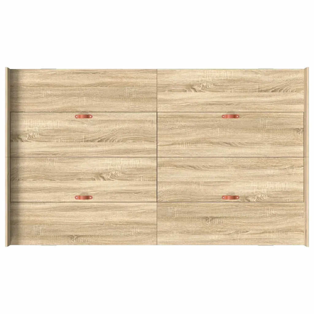 Letto matrimoniale | Letto per adulti | Struttura letto con contenitore Rovere Sonoma 120 x 200 cm