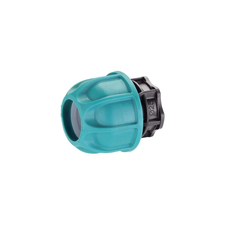TAPPO FINE LINEA IRRIGAZIONE DA GIARDINO PER TUBO POLIETILENE 25 MM CLABER