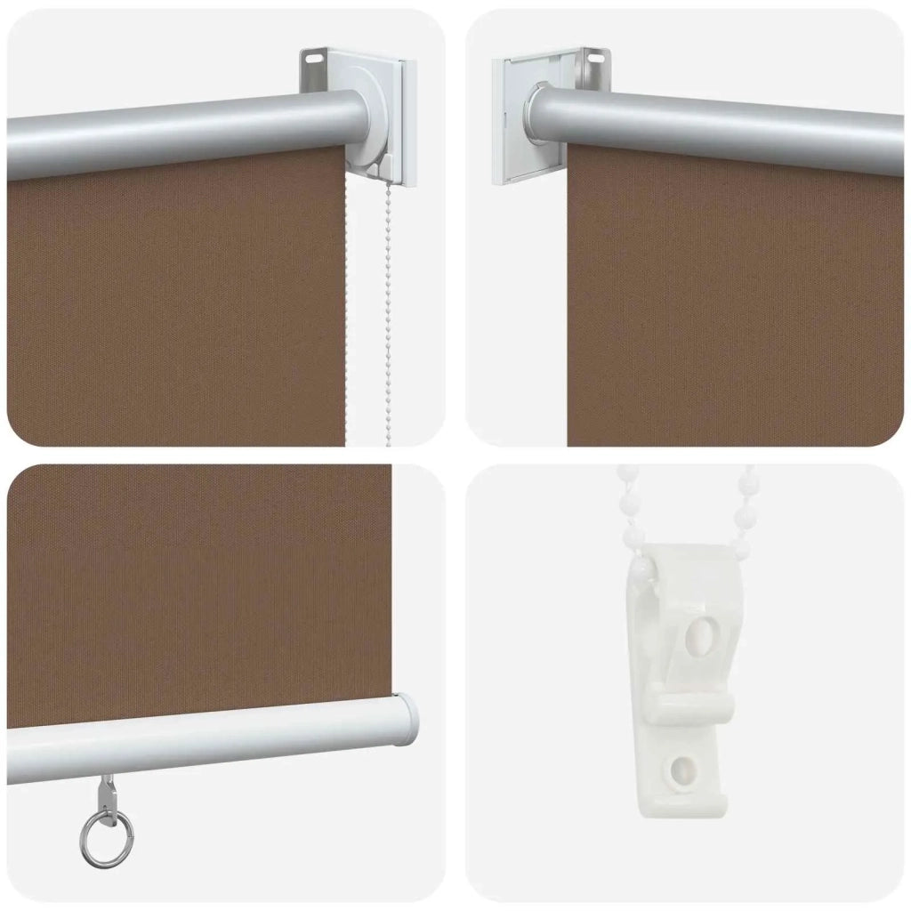 Voletta a rullo | Tenda a rullo con protezione UV Tortora 160 x 230 cm