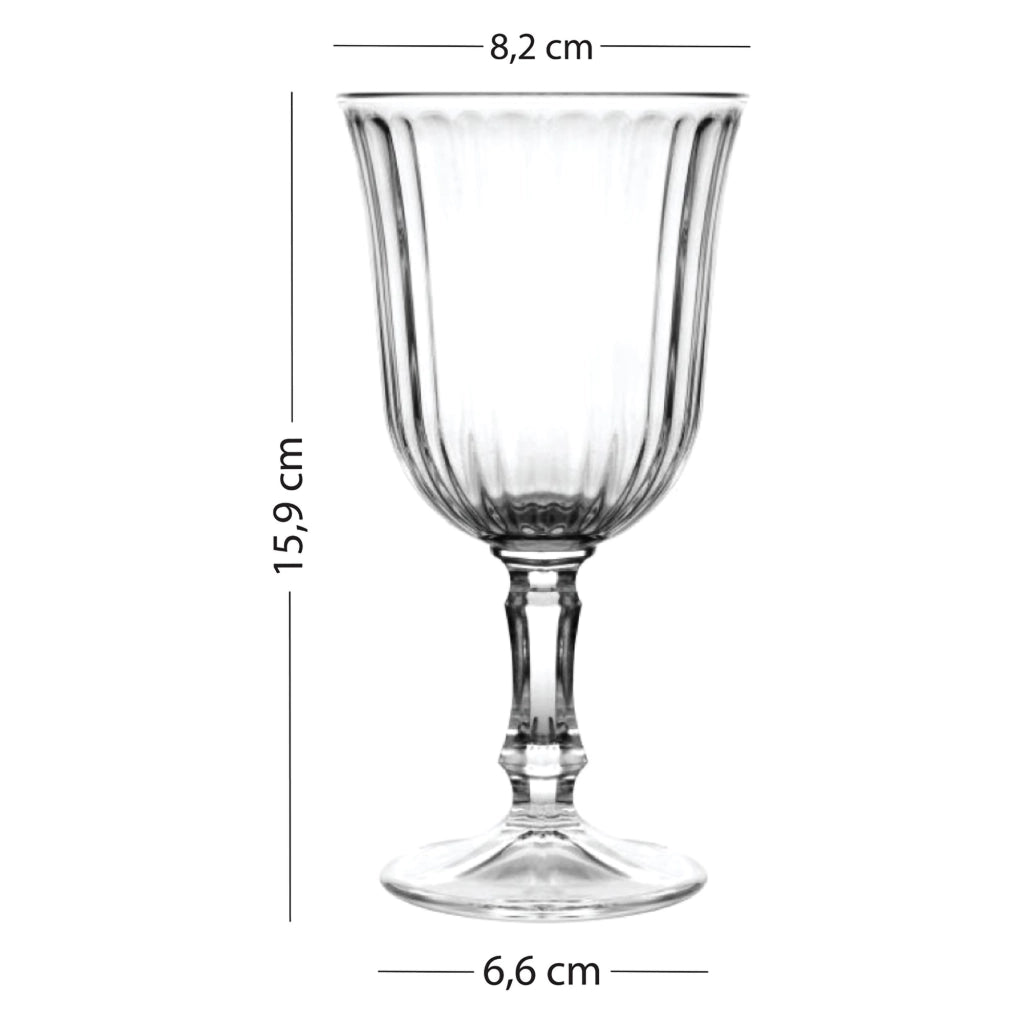 Nenosi, Bicchieri set da 4 240 ml, Trasparente