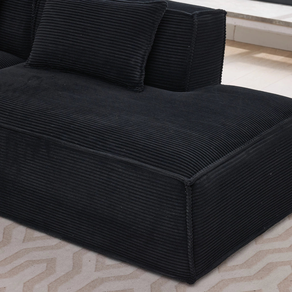 Divano 2 Posti con Cuscini ¨C MINIMAL ¨C Tessuto, 235 cm