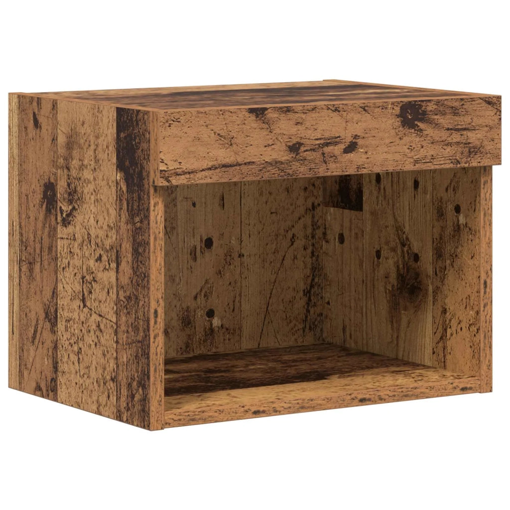 Mobiletti TV da Parete 4 pz-Set di 4 Credenza per TV sospesa Rovere artigianale 40 x 30 x 30 cm