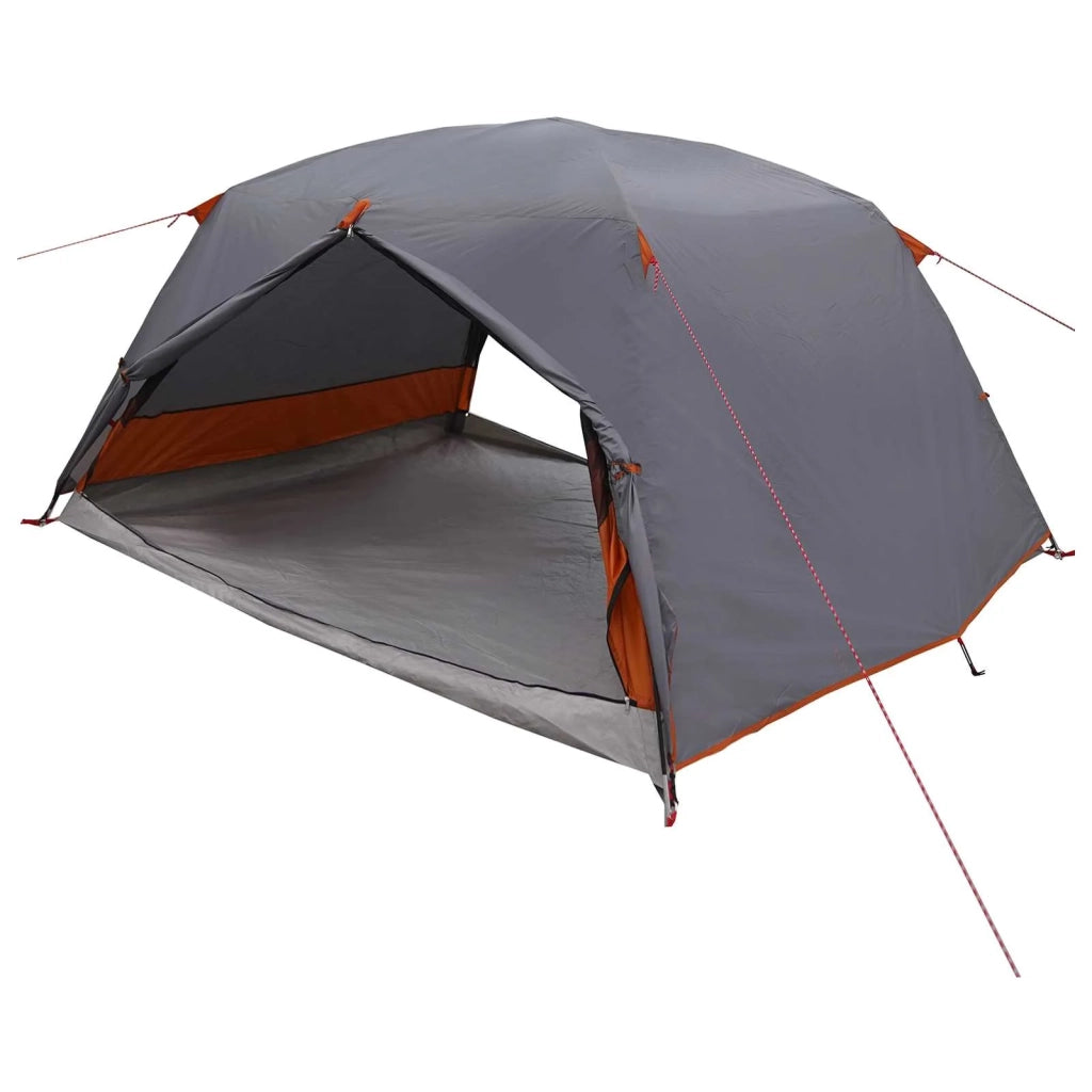 Tenda da backpacking Grigio e arancione 4 persone