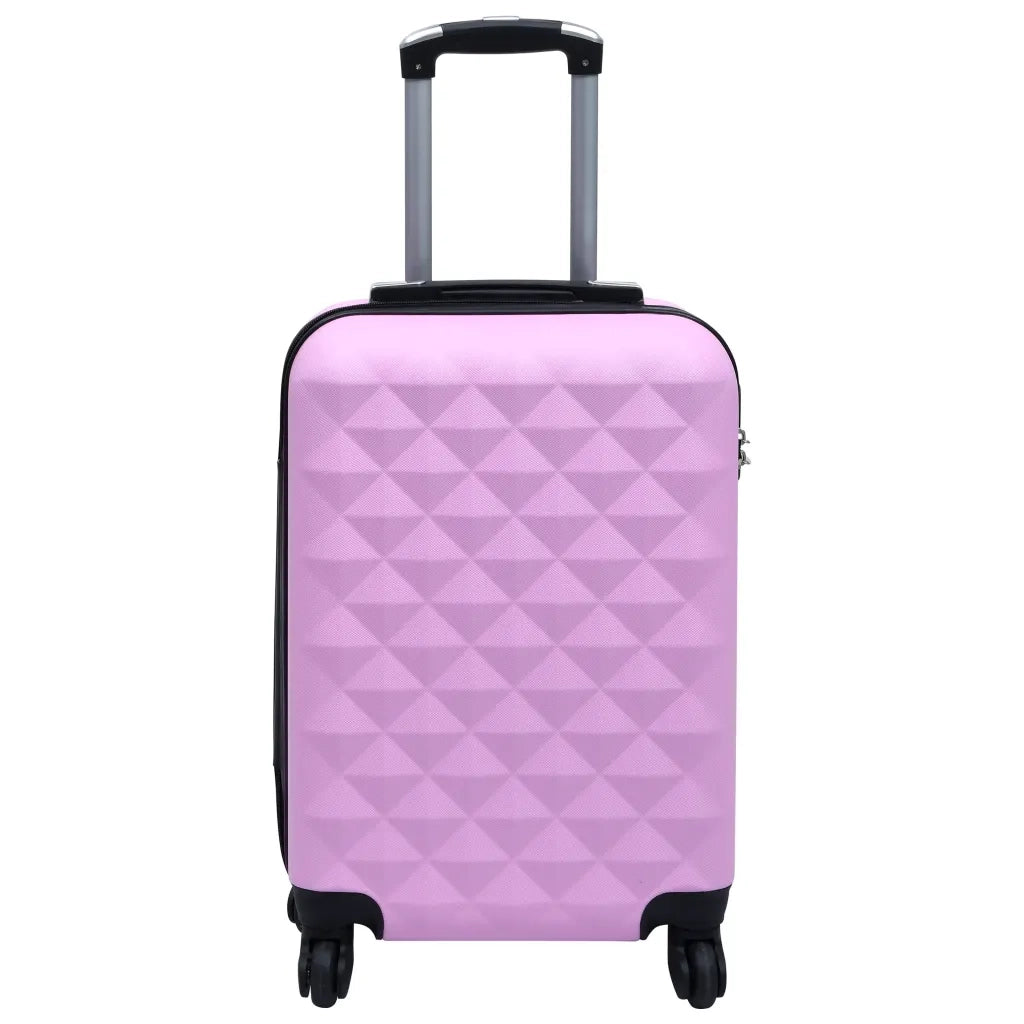 Trolley a Custodia Rigida Rosa ABS 92419