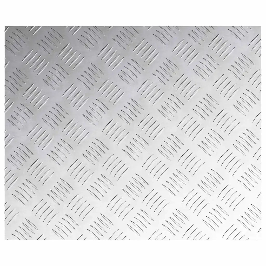 Gradini per Scale 4 pz | Tappetini per scale autoadesivi Argento 60 x 50 cm Alluminio