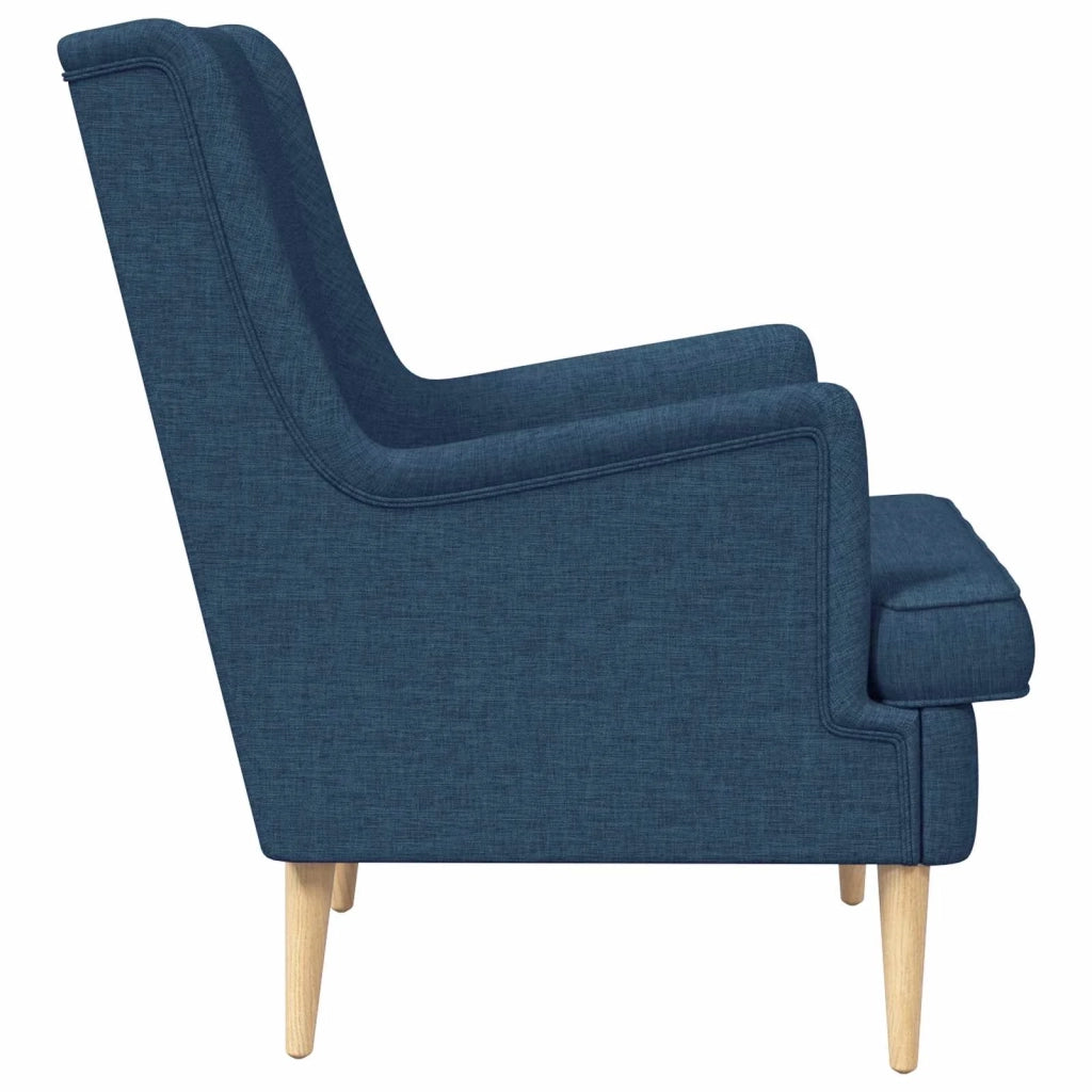 Poltrona-Divano Sedia Blu Tessuto 946784
