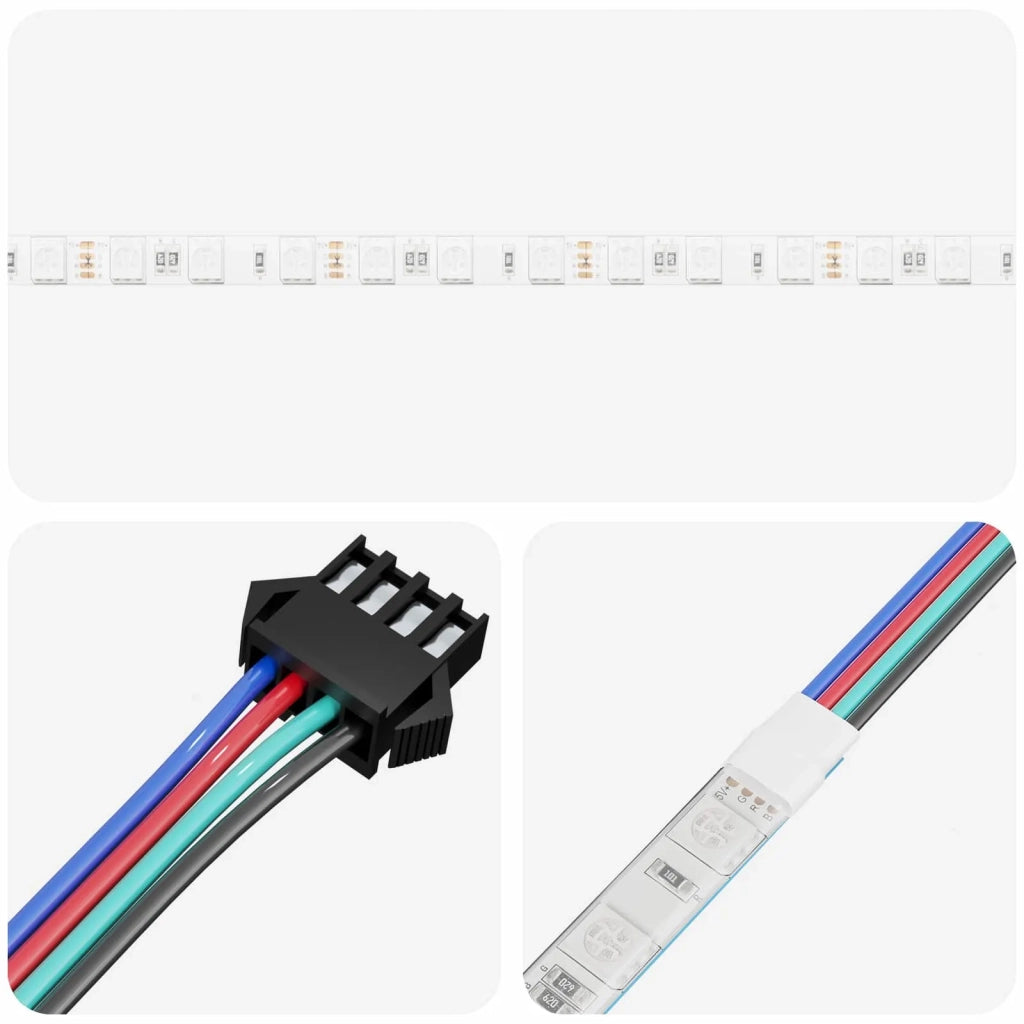 Striscia LED 2 pz Nero e trasparente 2300 mm Rame e plastica CFW6979808