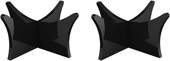 Display Stand per 2 Pezzi Nero per Palloni da Calcio e Pallacanestro