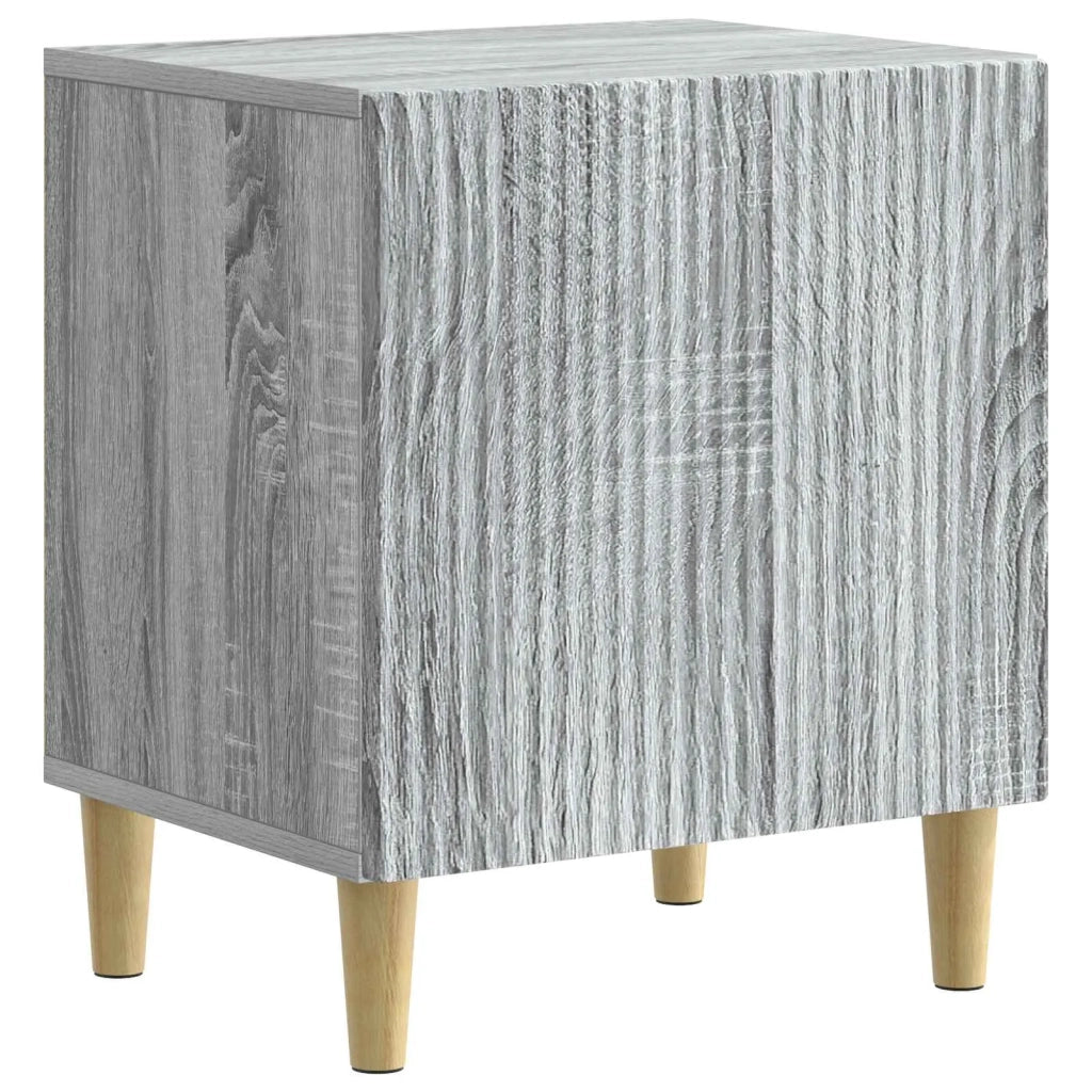 Set di 2 Comodini | Armadio da Notte | Mobiletto da notte Grigio Sonoma 43 x 34,5 x 50 cm