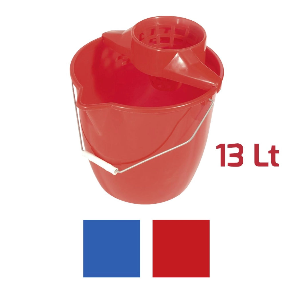 SECCHIO TONDO CON STRIZZATORE 13 lt